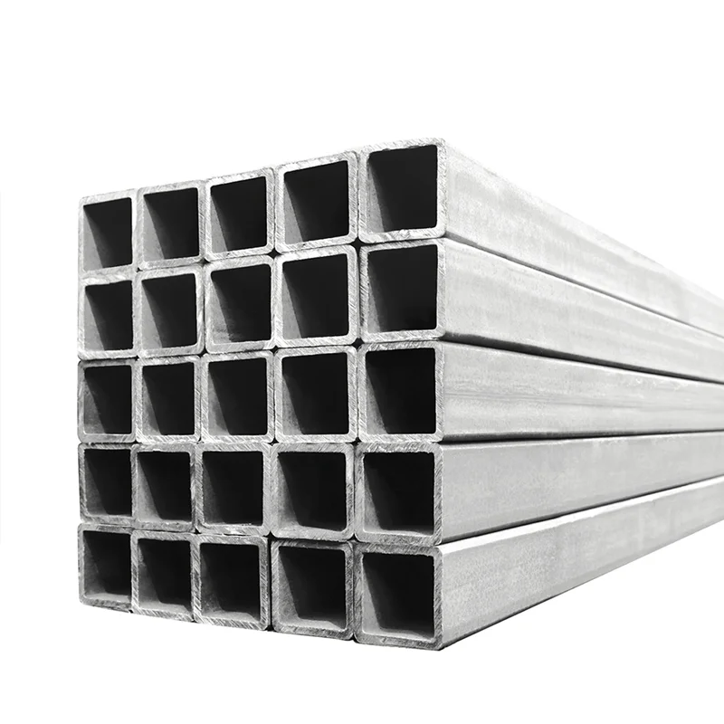 China High Quality factory directly sale A500 Gr.B galvanized steel square tube galvanized rectangular pipe