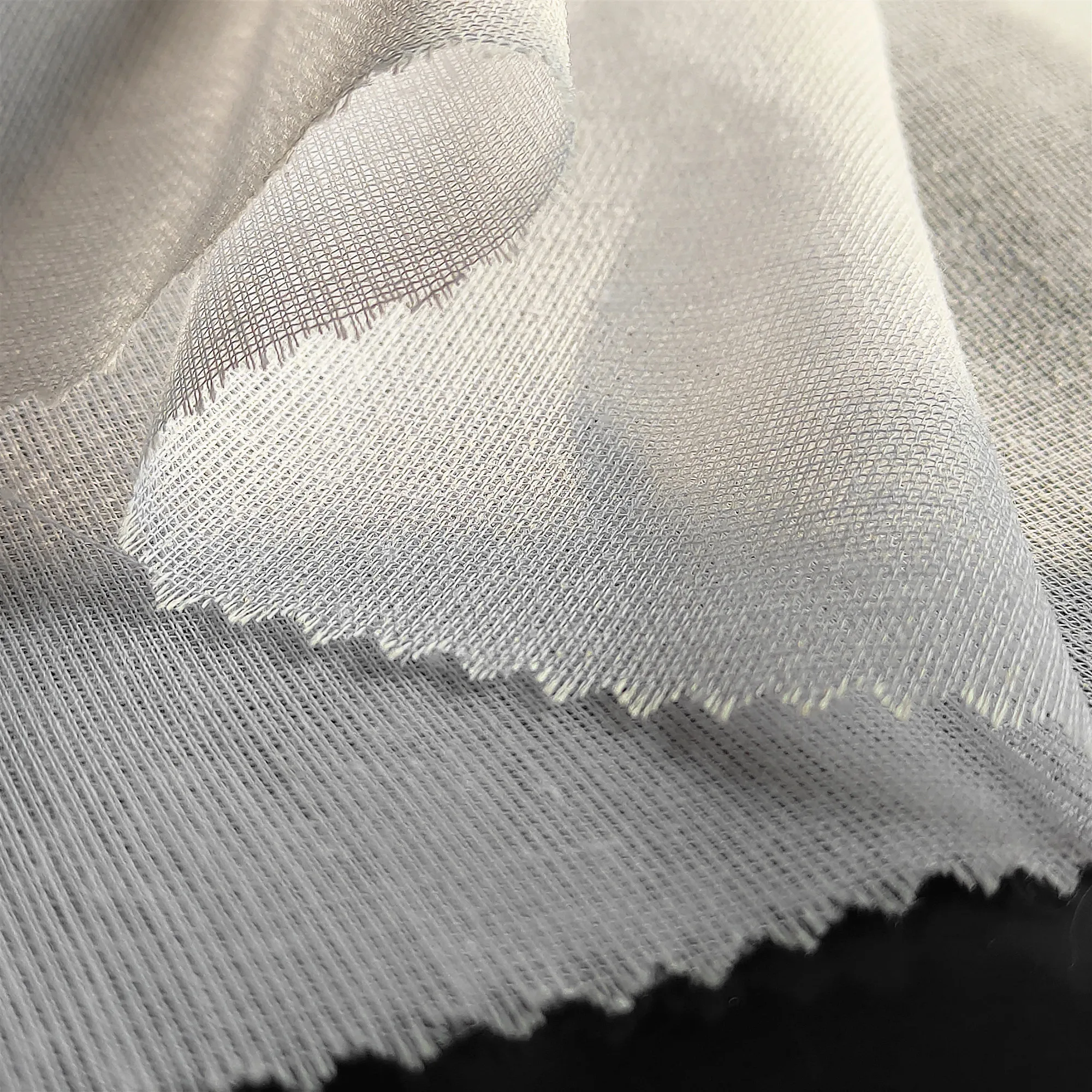 Sanjin Hot item woven fusible interlining waistband interfacing tape  PA/PES  fusible interlining woven interlining