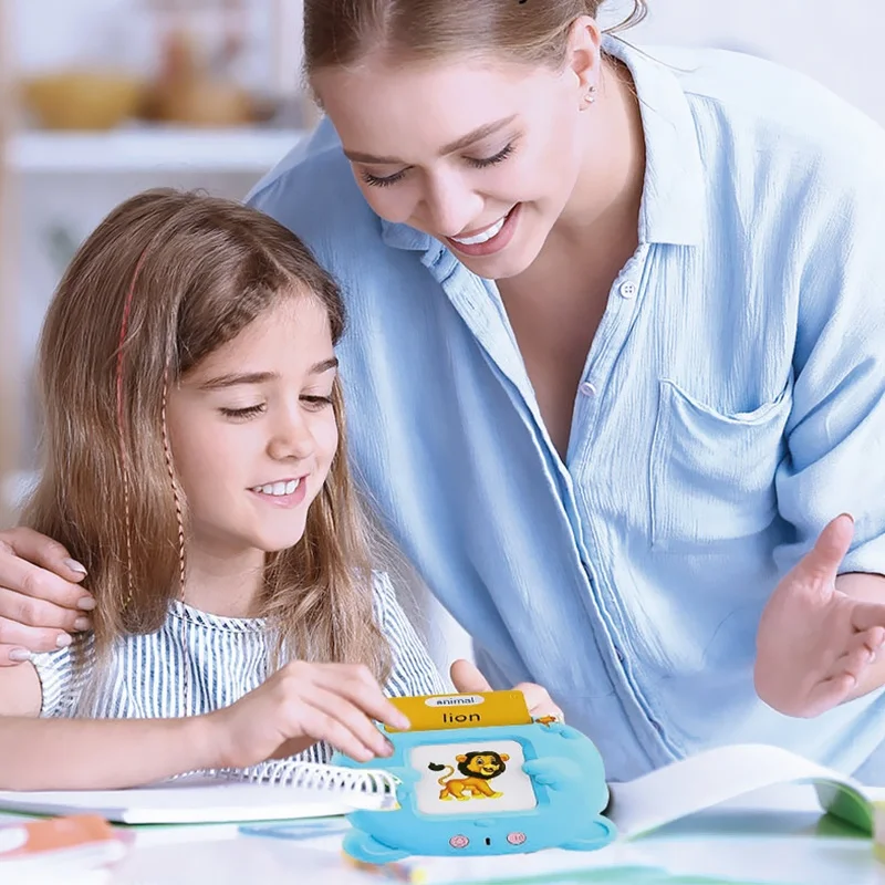 Samtoy Custom 112 Cards Baby Audible Abc Language Talking Flash Memory Cards Learning Toys Flash Cards Kids Educational