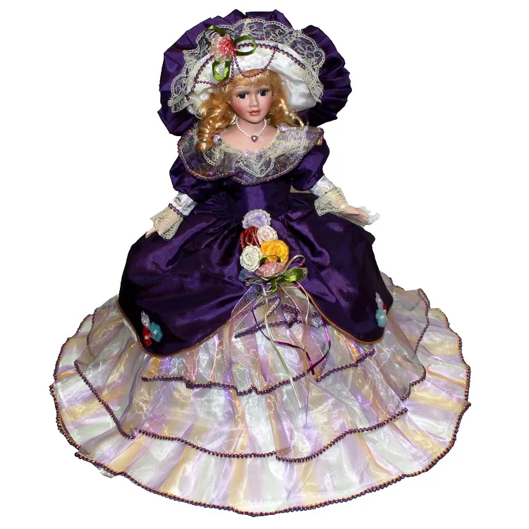 
romantic victoria style porcelain dolls for sale 18 inch princess dress ceramic doll gift 
