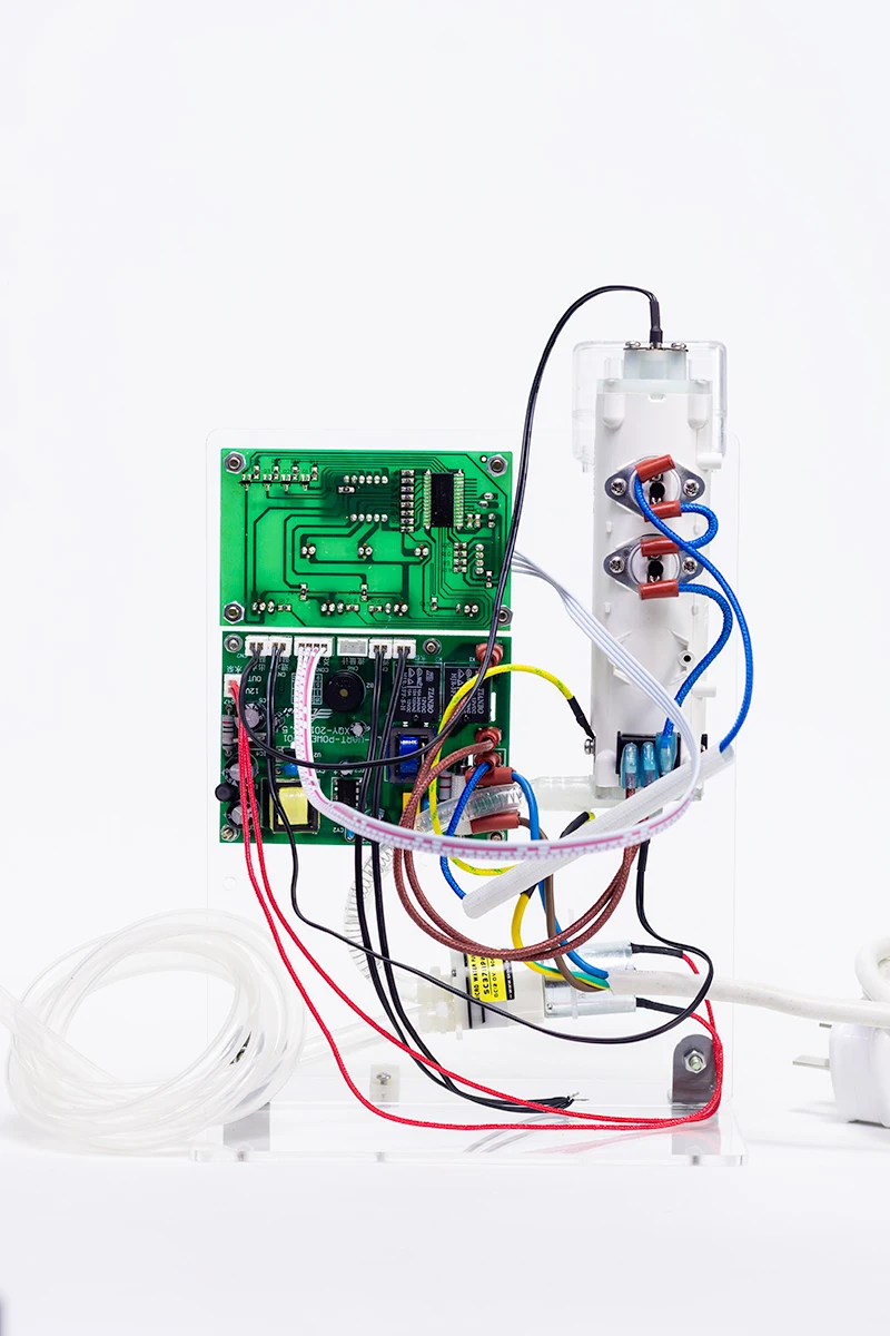 Compact Heating System with Heater PCB Control and Pump