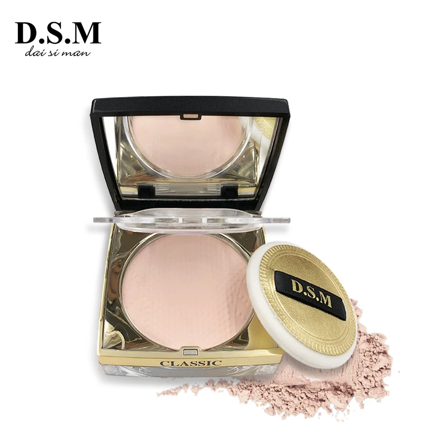 D.S.M private label highlighter pressed powder makeup compact powder