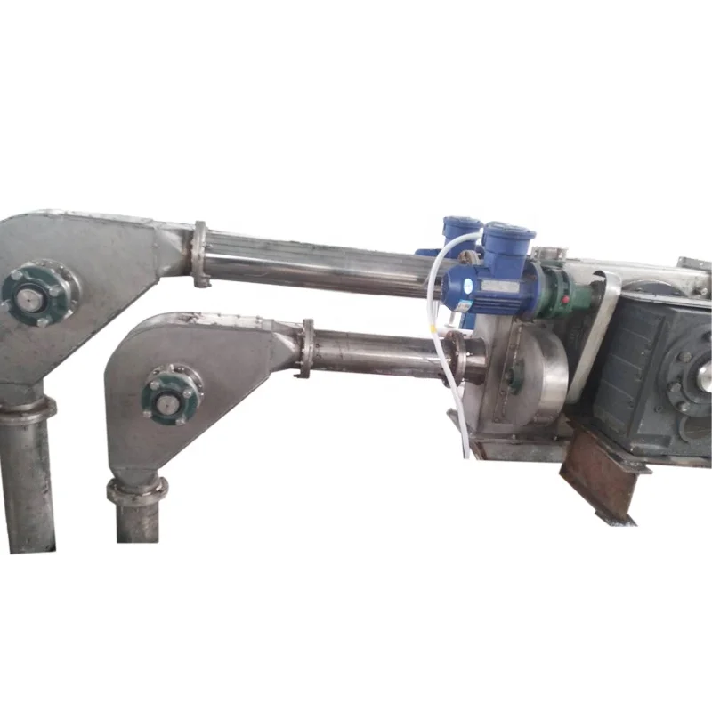 Food grade heavy-load steel pipe conveyor tubular drag chain conveyor