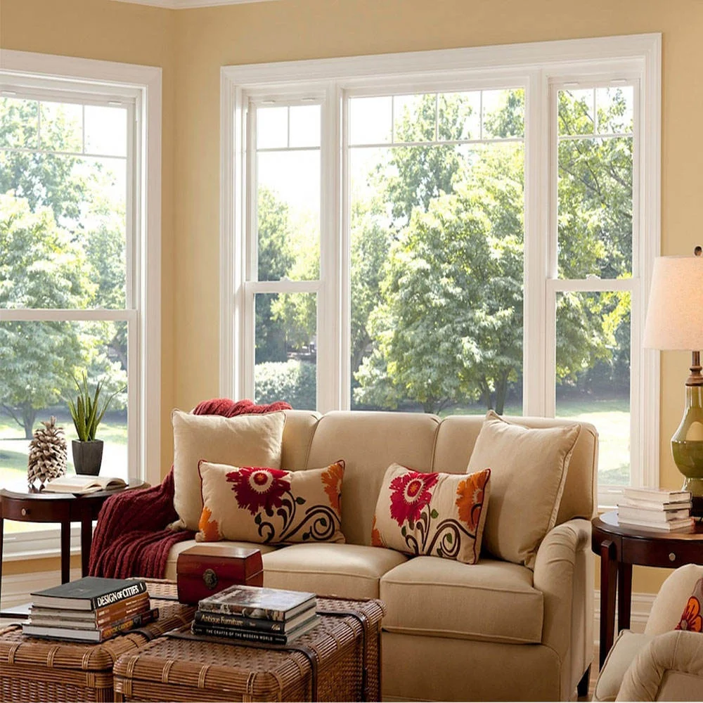 Black Upvc Large Preferred Best Quality Top Vinyl Windows Triple Pane Vinyl Windows