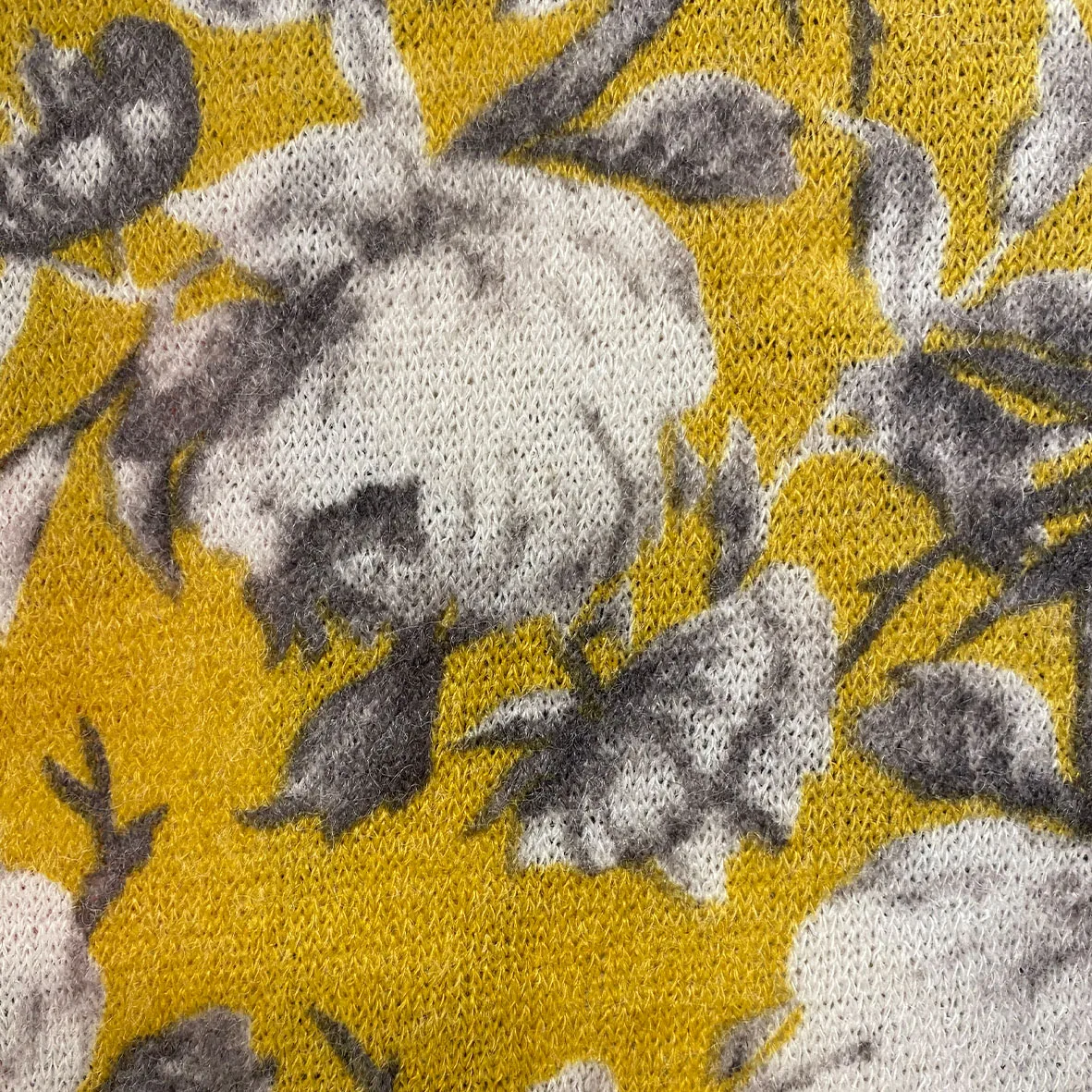 
Polyester Spandex Hair mrr knit Fabric 