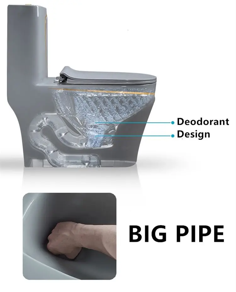 Inodoro luxury one piece ceramic Wc water closet porcelain gold line black colored toilets bowl for bathroom