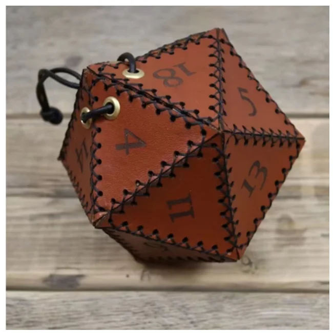 Multi-sided row storage bag game dice bag board game game dice bundle mouth storage bag