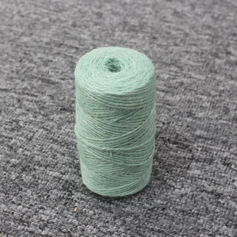 Джутовый веревочный шнур 100% размера под заказ, витой веревка для макраме, настенные вешалки для растений, поделки, игрушки для домашних животных