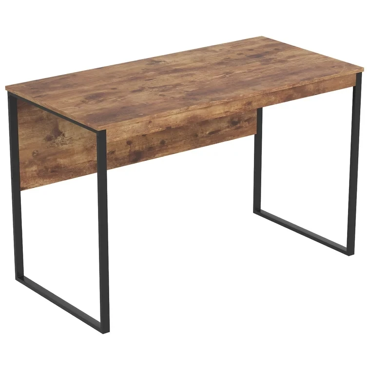 Wood Computer Table Metal Frame for Home Office Furniture