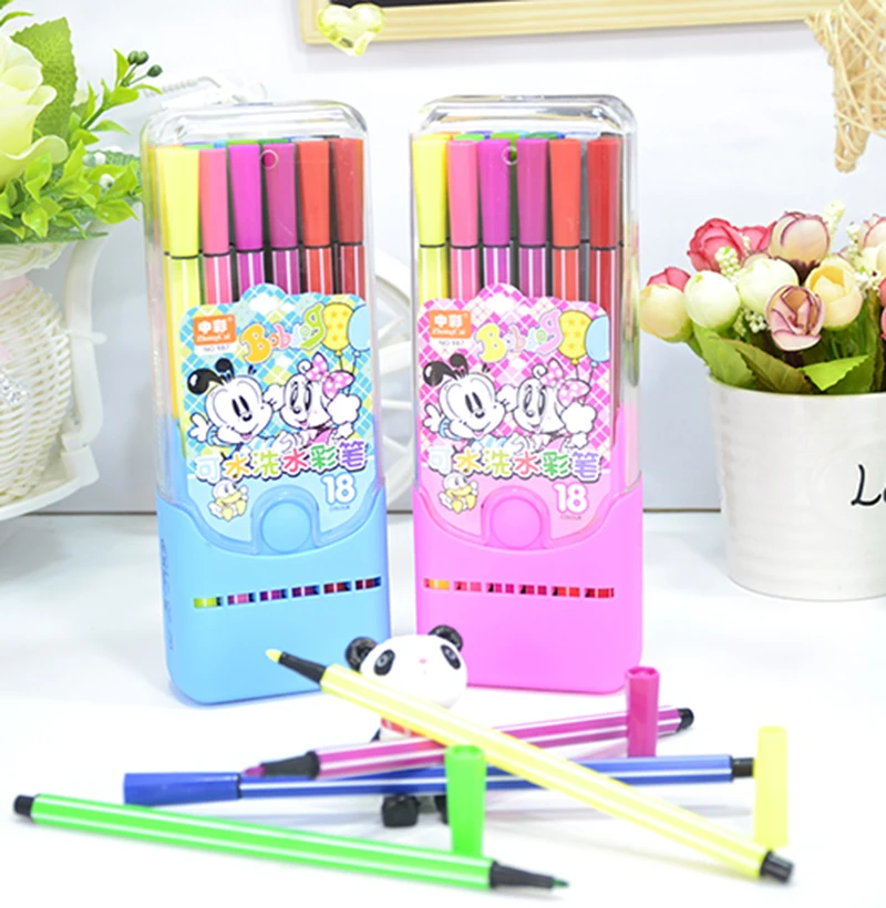 Ручка из экологически чистого материала, 18 цветов