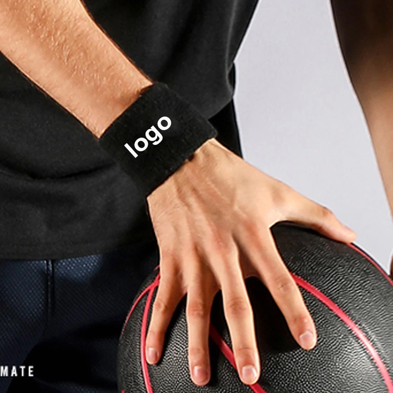 
Wholesale Custom Cotton colorful Sport Protect Hands Hot Sale Wristbands Sweatbands 