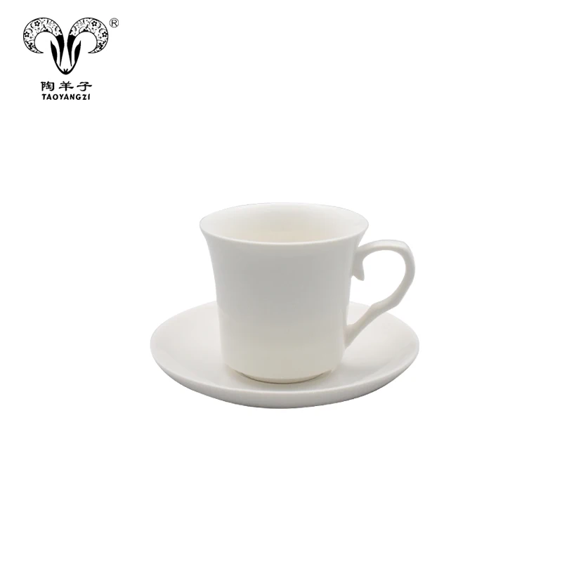 Набор фарфоровых чашек и блюдец в арабском стиле, дизайн под заказ, разные формы, белый цвет, Королевский чай, кофе