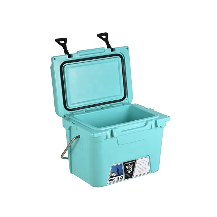 OEM Rotational Molding 45L Eco-Friendly Ice Cooler Box Insulation Barrel plastic cooler for Outdoor Camping