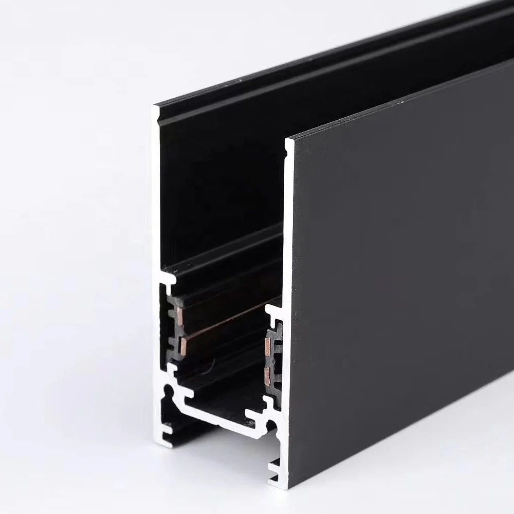 Aluminum Low Voltage 1M 2M 3M Surface Embedded Recessed Mounted 2wire 4wire DC48V Track Rail