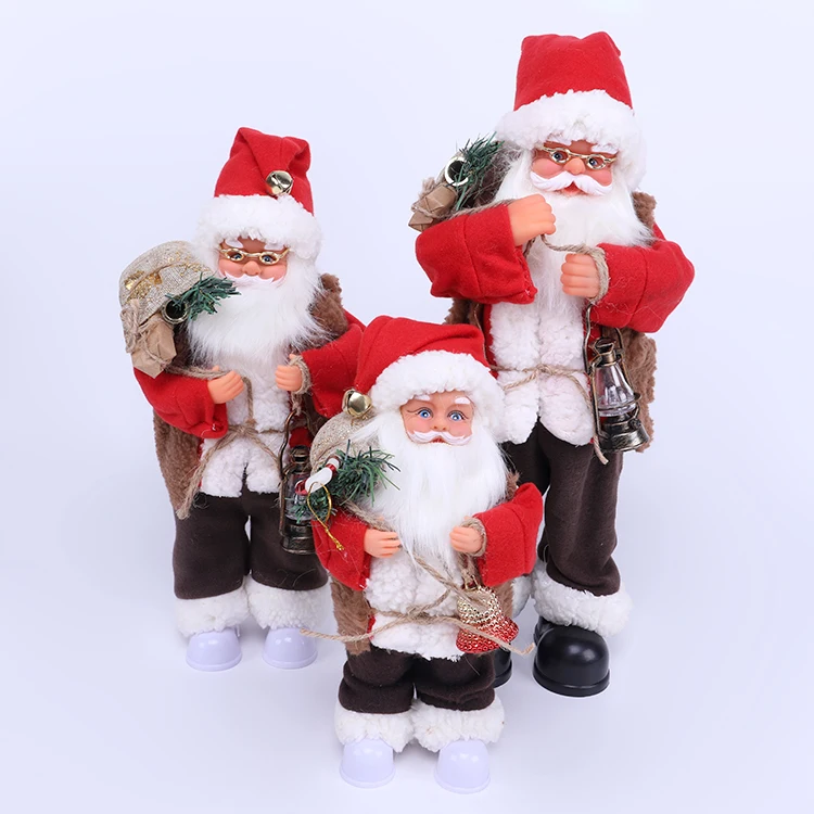 New Electric Santa Claus Toy Singing Santa Toy Christmas Decoration Supplies