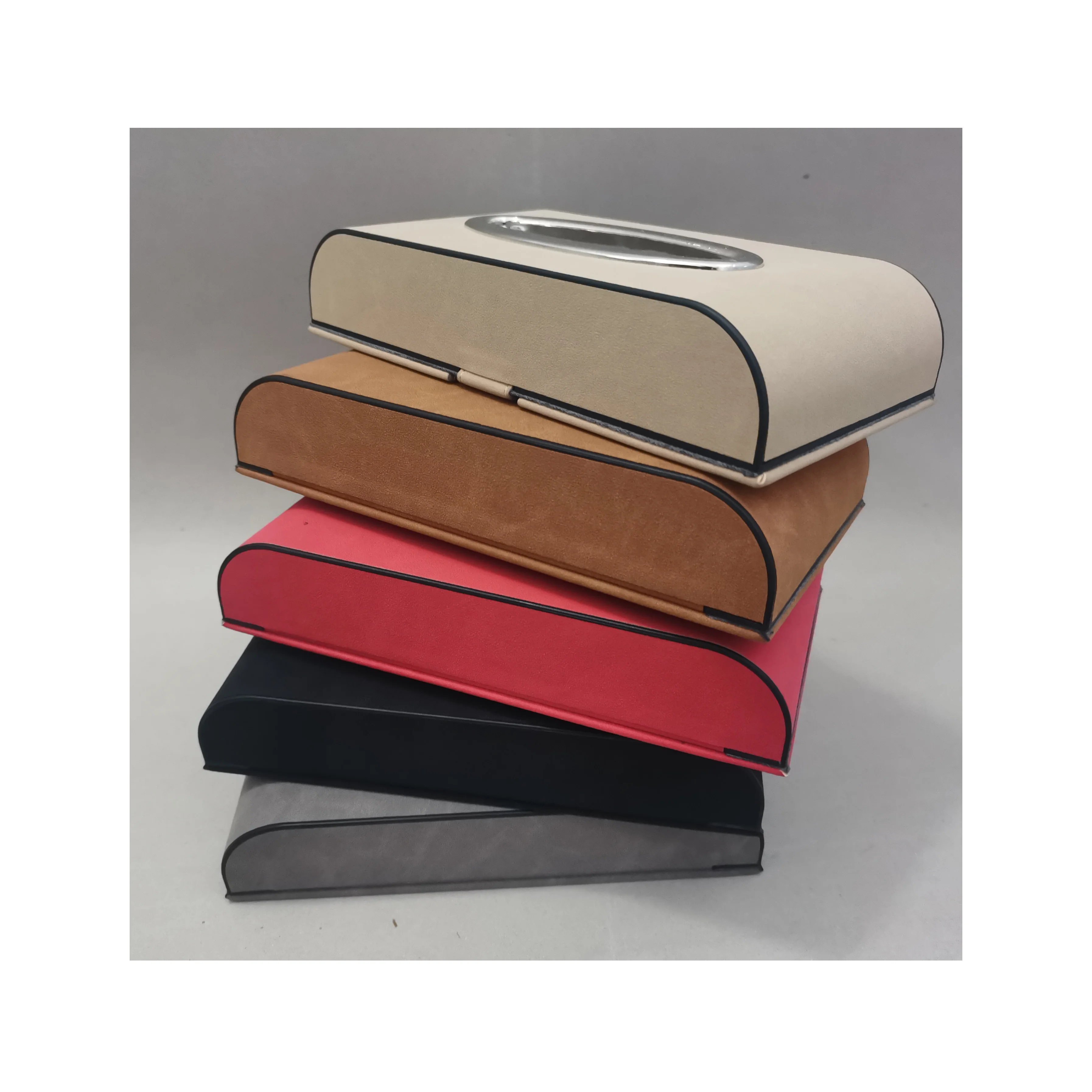 Car suede tissue storage bag for Benz BMW Volkswagen universal hanging armrest box tissue box cover