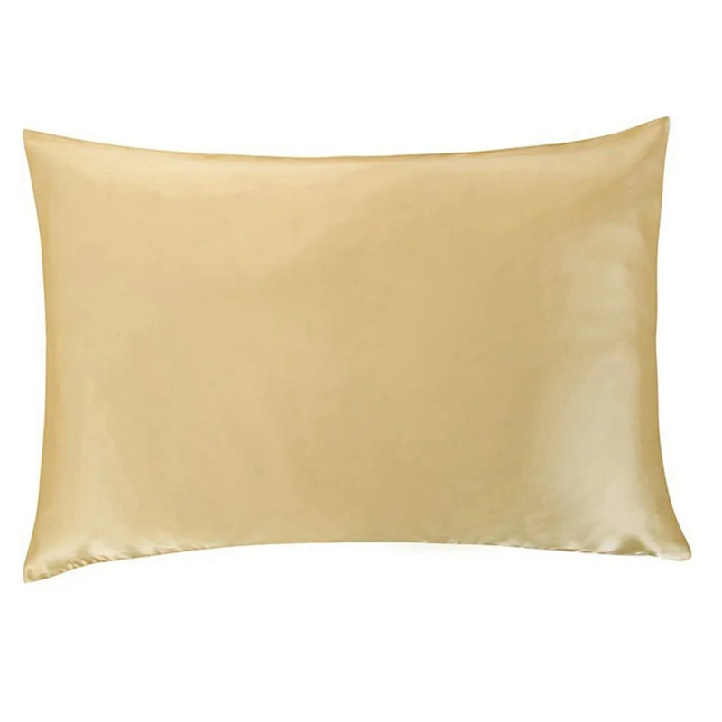 TGC-8R003  19 Mm heavy-duty silk pillowcase double-sided  silk crepe satin, minimalist style zipper pillowcase