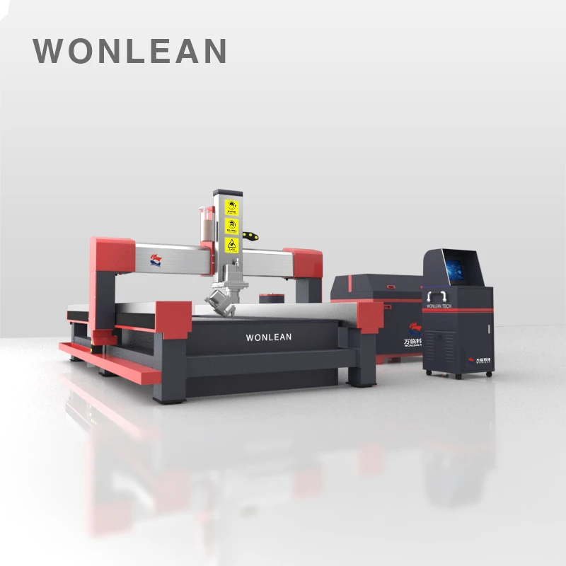 fully automatic cnc waterjet cutting machine for fiberglass tube