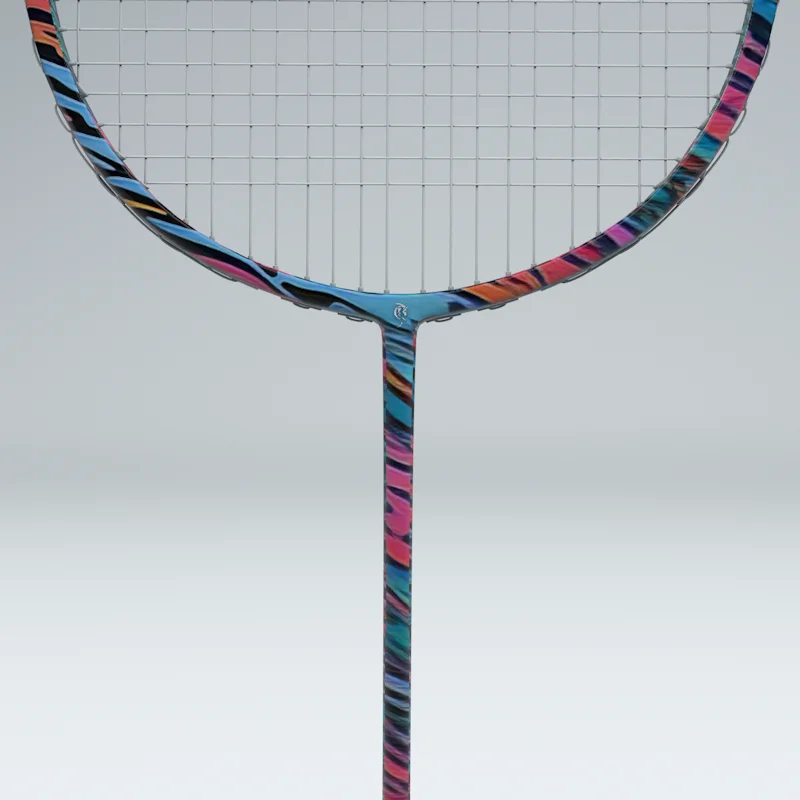 pink and blue patterns 4U 2023 hot sale steel custom professional odm set high modulus top brand cheap price badminton racket