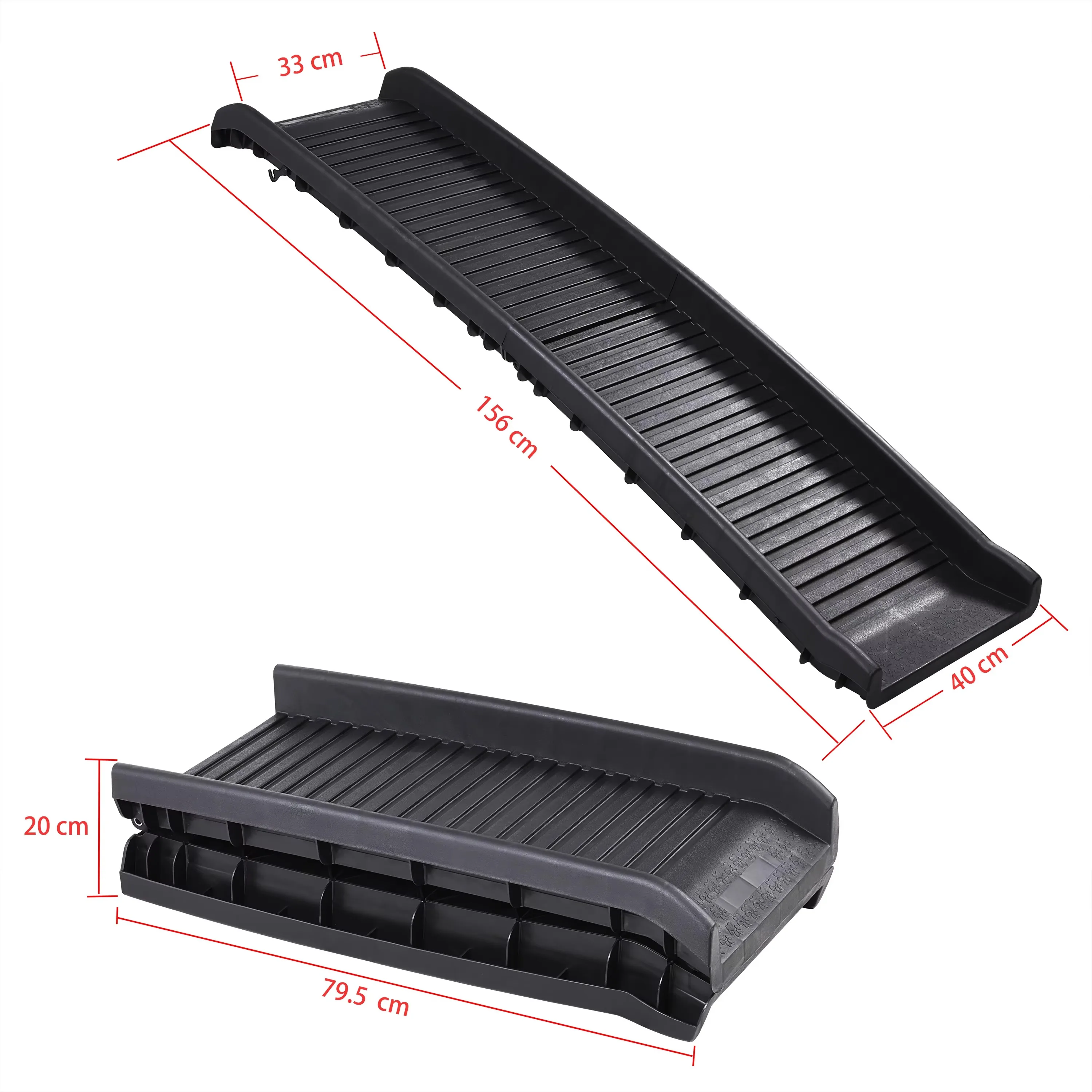 Lightweight Folding Dog Ramp Travel Accessories Foldable Dog Climbing Stairs Car Boot Ramp for Pets Ladder