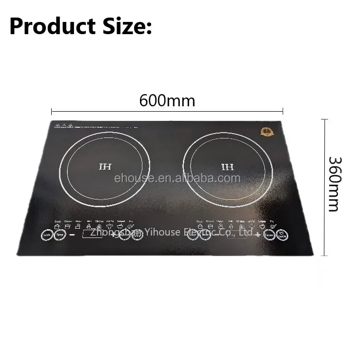 Household appliances Double electric furnace microcrystalline panel Double Burner Induction Cooker