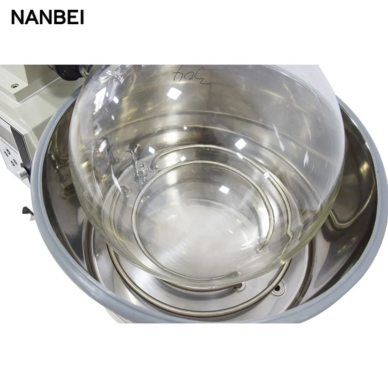 Multi-function small capacity 5L essential oil extraction rotary evaporator with circulating vacuum pump and chiller