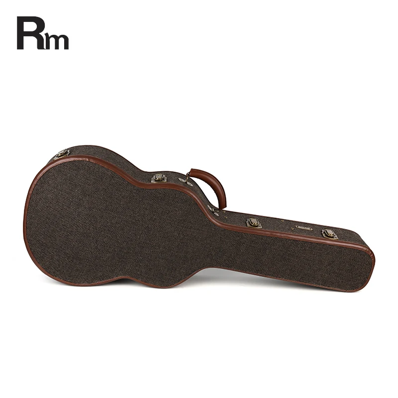 Durable Classical Guitar Hard Case Wooden Luxury Velvet Instrument Bags&Cases Portable Hard Case for Guitar