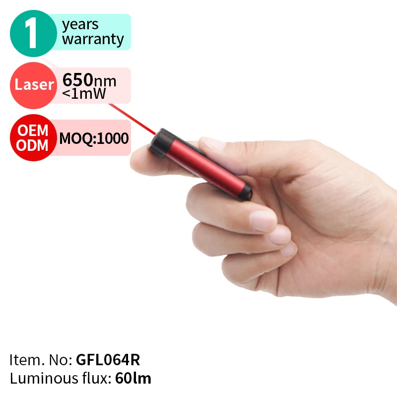 Бесплатные образцы, фонарь с серым светодиодом ALS 60lm, брелок для кемпинга, бесплатный образец, перезаряжаемый лазерный мини-фонарик