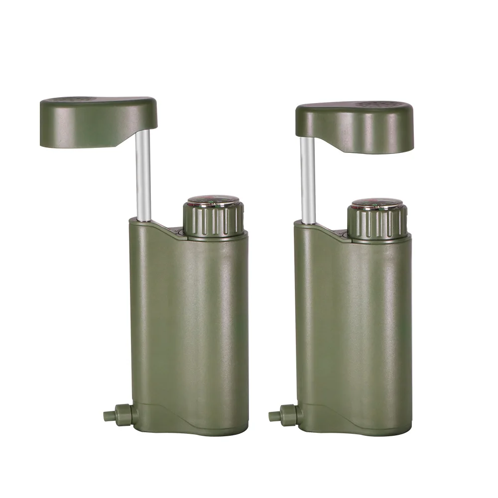 Outdoor Survival Emergency Water Filter Purifier Portable Pump Camping Hiking Emergency Gear