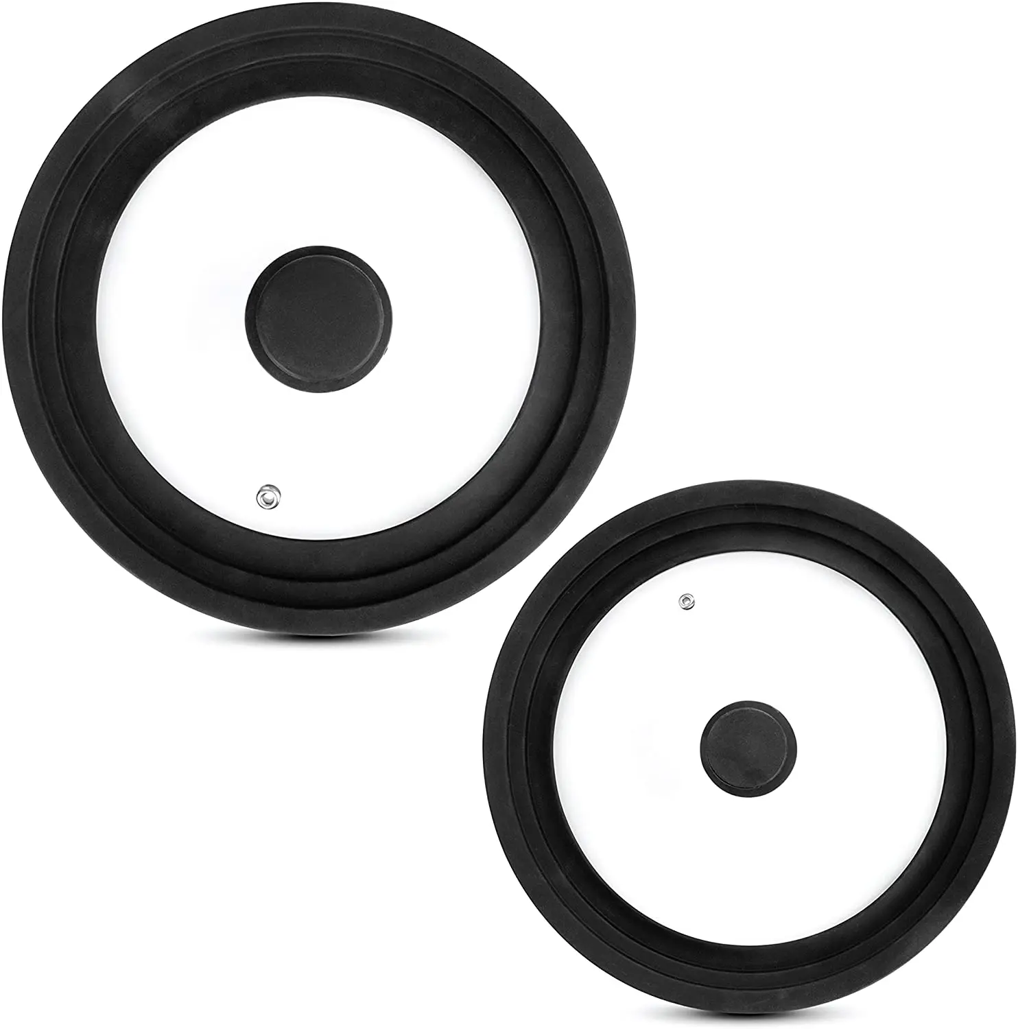 Silicone Replacement Lid Cookware Universal Lids for 7-12 inch Pots Pans and Skillets