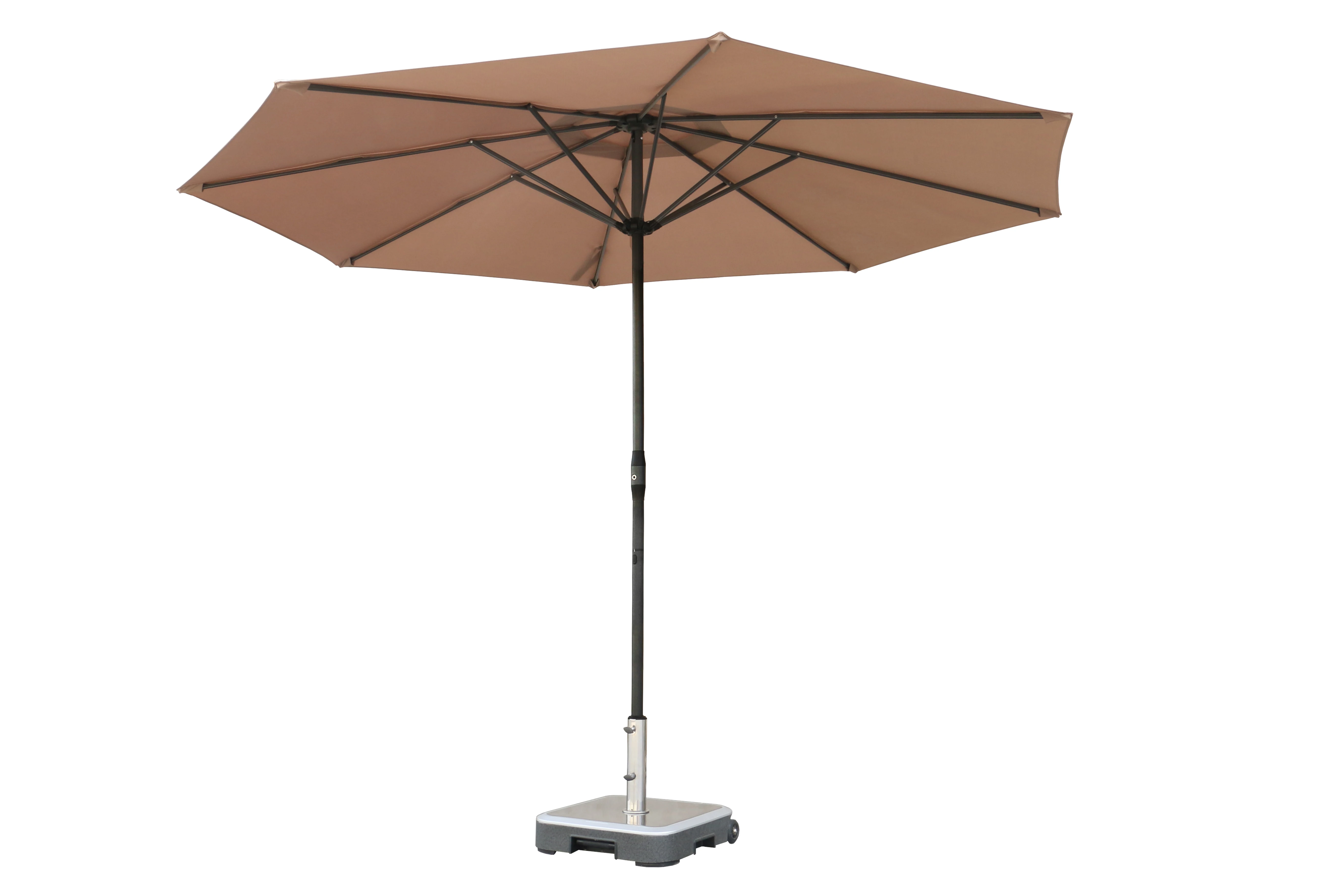 High quality patio outdoor furniture 8 ribs central pole patio umbrella garden parasol umbrella