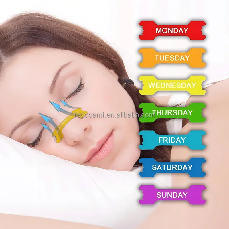 Latex-free Hypoallergenic Sport Nasal Strips Anti-sweat Super Elastic Nose Strips to Enhance Breathing black nose strips