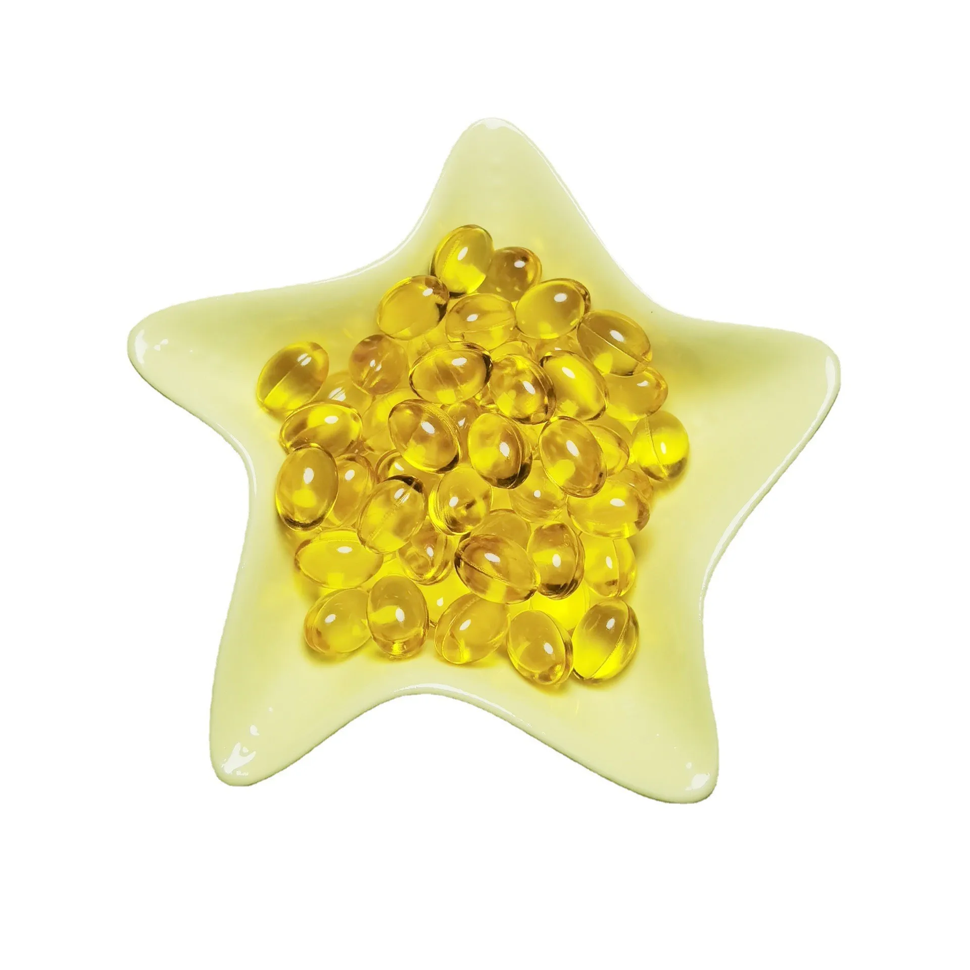 Wholesale Custom Healthcare Supplement Gummies Transparent Linseed Oil Gel Candy