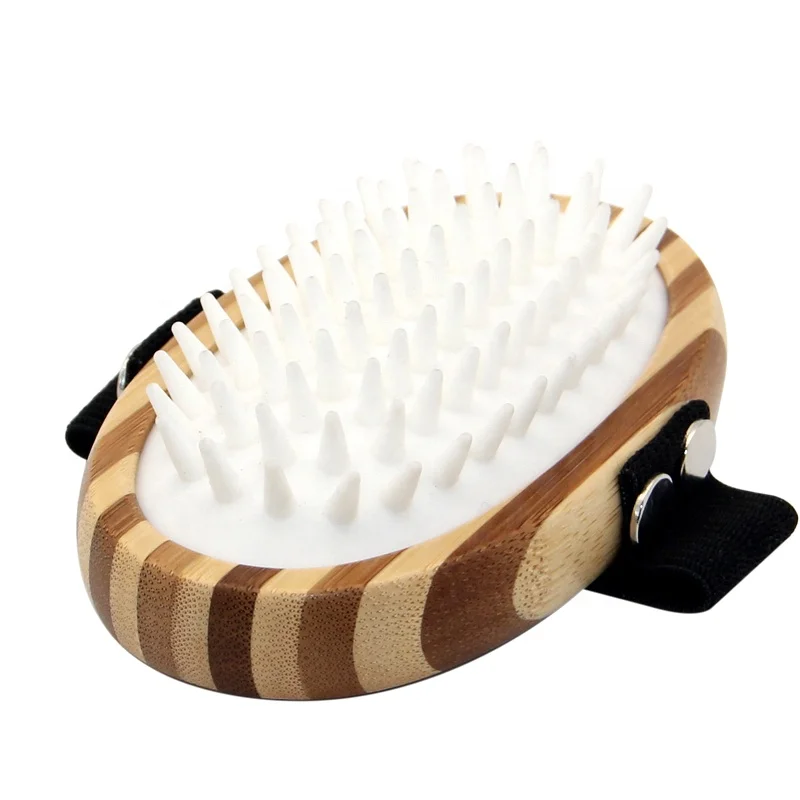 
Wholesale Factory New Design Bamboo Wood Pet Cat Dog Bath Tool Brush 