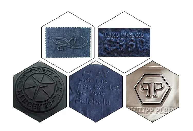 Double Head Trademark Sweater T-shirt Hydraulic Garment Embossing Machine