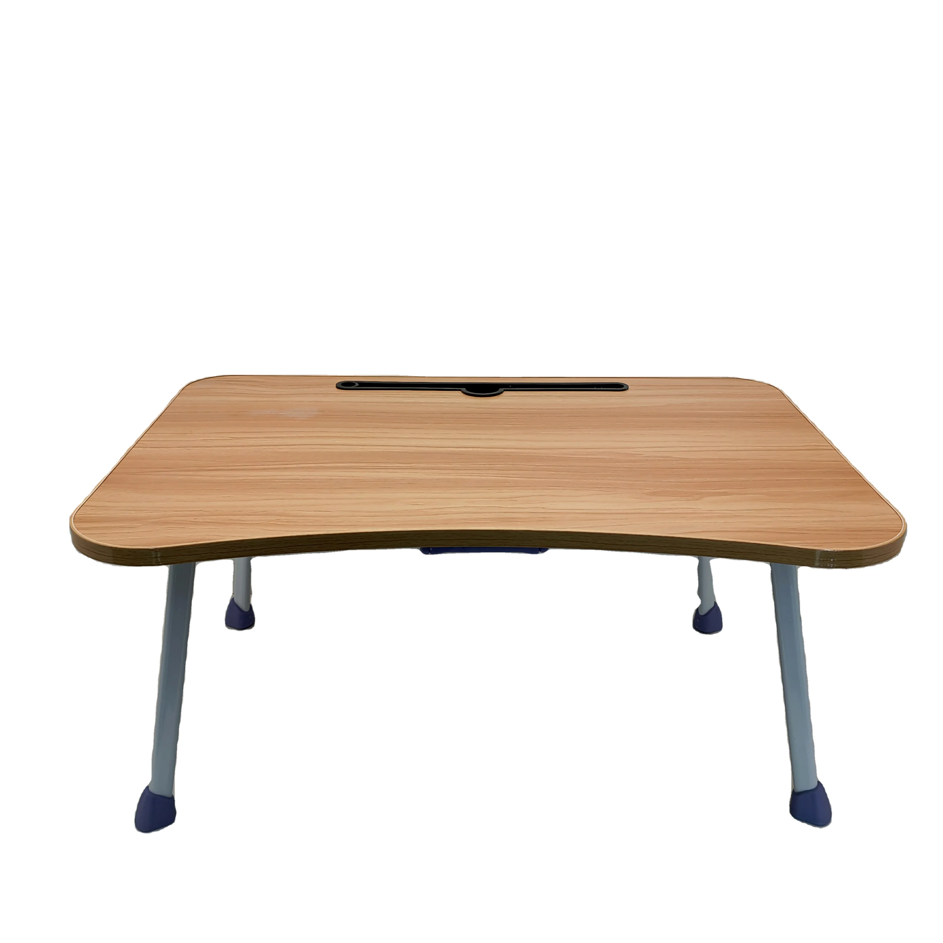 Ergonomic Flexible MDF Portable folding Laptop Stand Adjustable Bed Tray Table for Home Bed