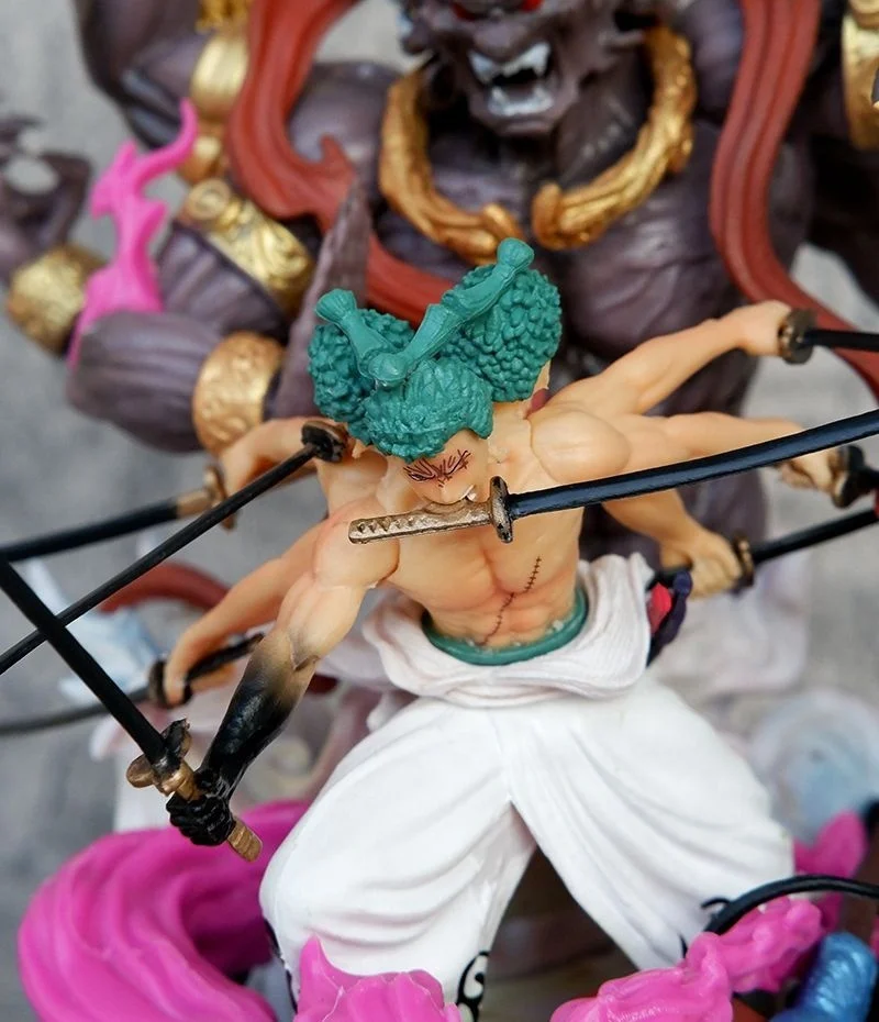 Wholesale Anime Figure 22cm PVC Figures One Pieces Asura Zoro Action Figures