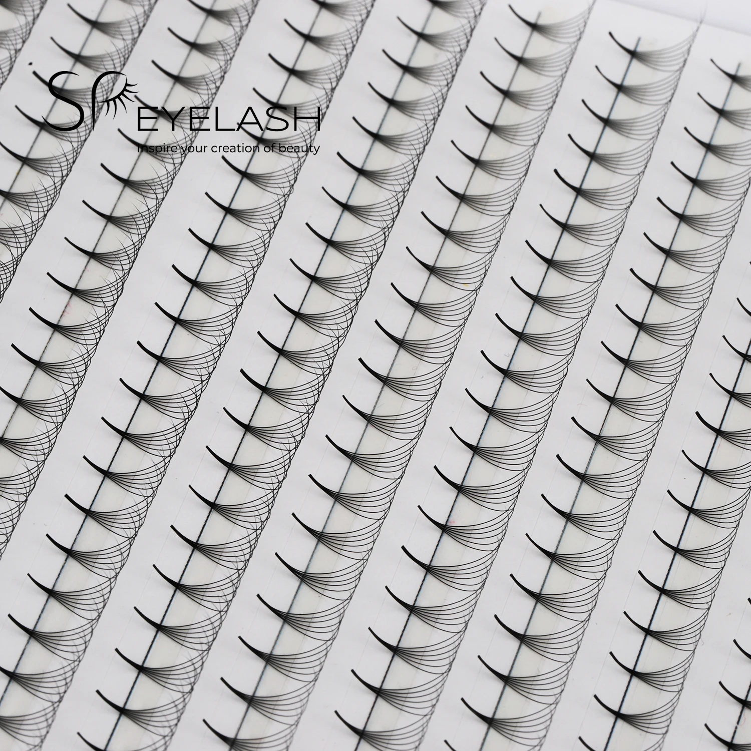 SP EYELASH 0.05 0.07mm 6D 8D Promade Fans Lashes Extension 10D 12D 0.07mm CD Pre Made Point Base Premade Volume Fans