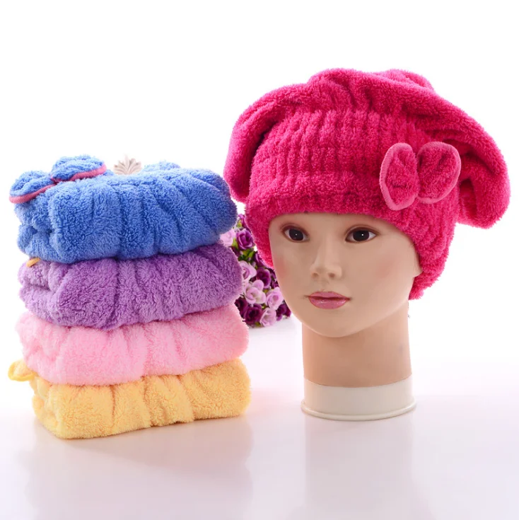 Фланелевое Полотенце для волос из микрофибры с принтом на заказ, полотенце для волос в наличии