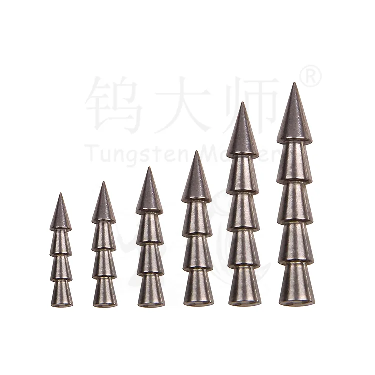 Custom manufacture OEM production tungsten material metal fishing accessories parts