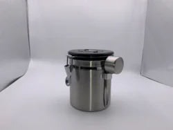 Best Airtight Metal Stainless Steel Kitchen Container Tea Sugar Coffee Bean Storage Canister Set with Scoop CO2 Valve Lid