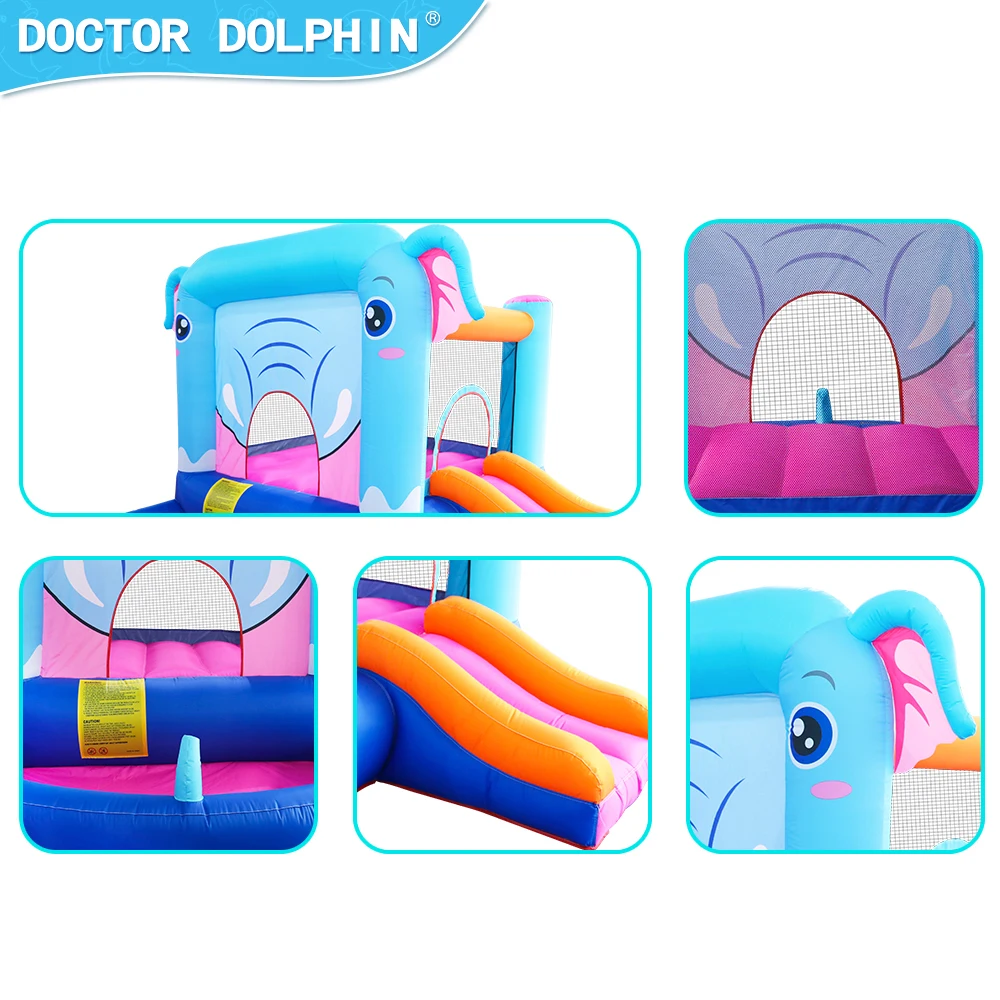 Wholesale Climbing Wall Bounce House Inflatable Water Slides With Swimming Pool For 3 Kids