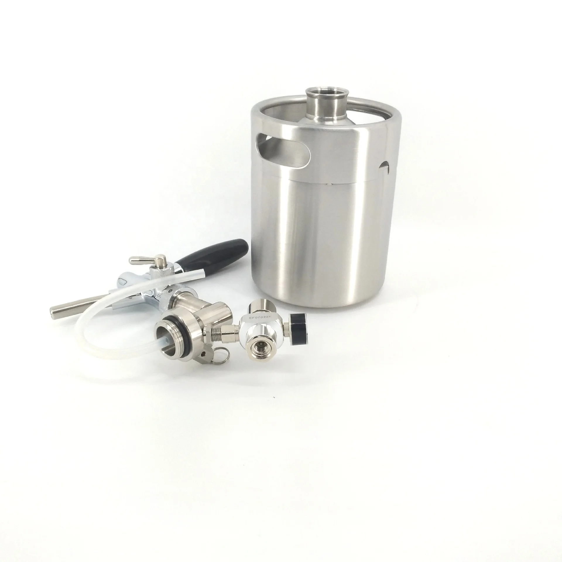 Hot sale 2L 3.6L stainless steel beer keg mini keg Beer Keg Dispenser with CO2 Pressure of gas cylinder