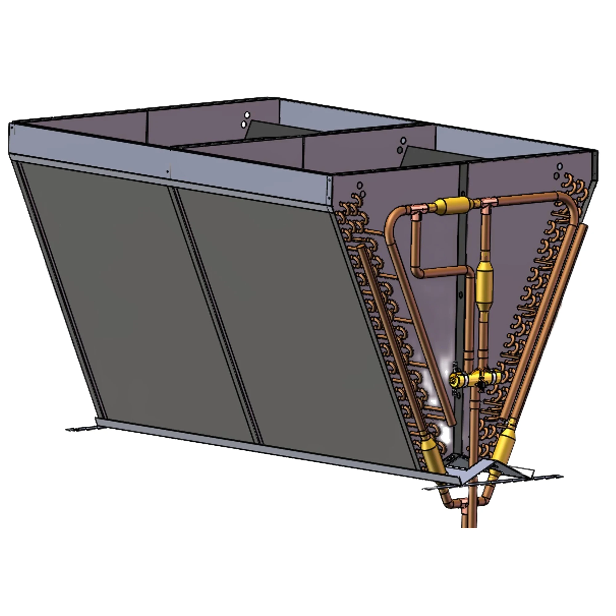 15~65HP self-adjusting condenser with automatic control logic matches different cooling capacity & working speed of compressors