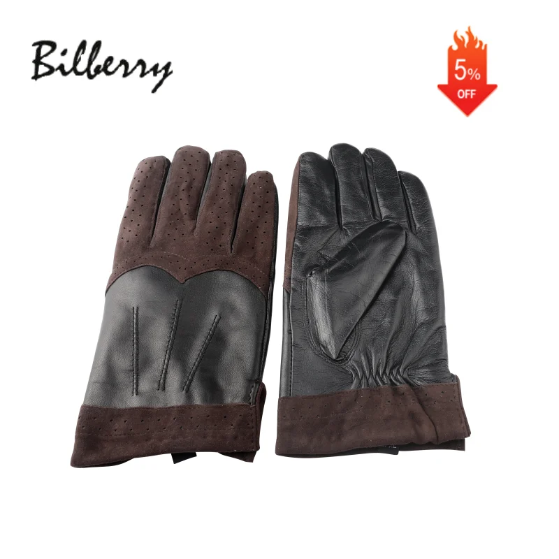 Latest four seasons leather unisex driving gloves for men & women leather for car driving car leather driving gloves