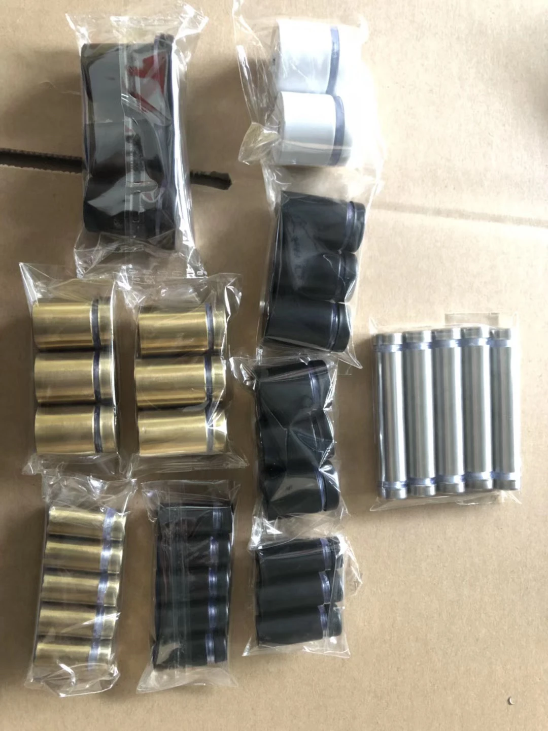 black color led standoffs plastic acrylic push standoffs screws fixing