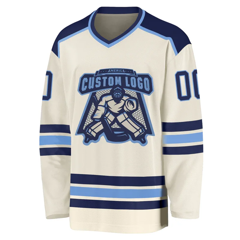 Personalized Cheap Custom Sublimation Ice Hockey Shirt 100% Polyester Embroidery Unisex Ice Hockey Jersey