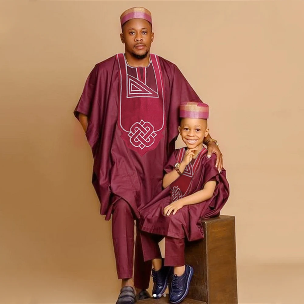 H & D Hot Red Daily Wear Dress Traditional Designs Wedding Dresses African For Fashion