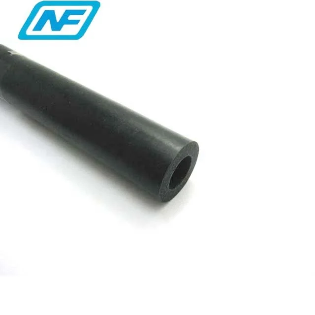 Black protective custom rubber foam tube