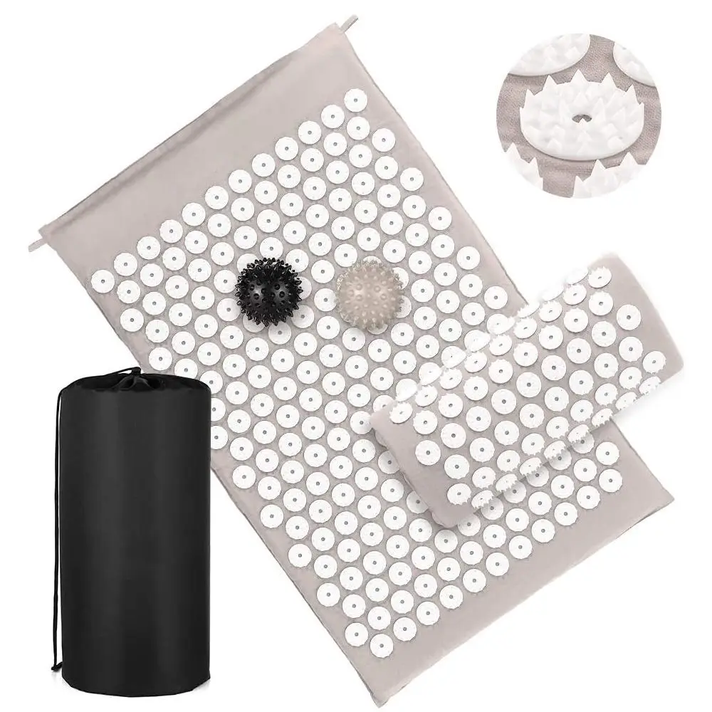 DECELEVEN Wholesale Custom Printed Needle Acupressure Healthy Mat Acupuncture Mat Massage Mat Yoga Pilates